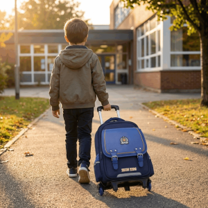 Le poids du cartable : comment préserver le dos des écoliers à la rentrée